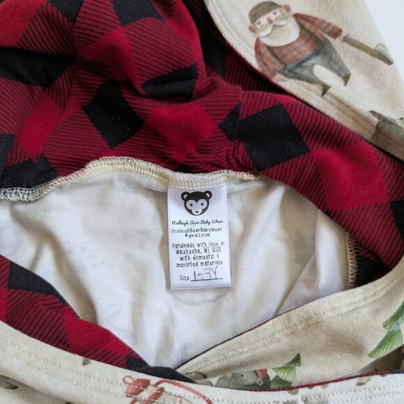 Grow With Me Style Toddler Boy Romper Playsuit Age 1-3 Years Lumber Jack Print - Picture 8 of 10